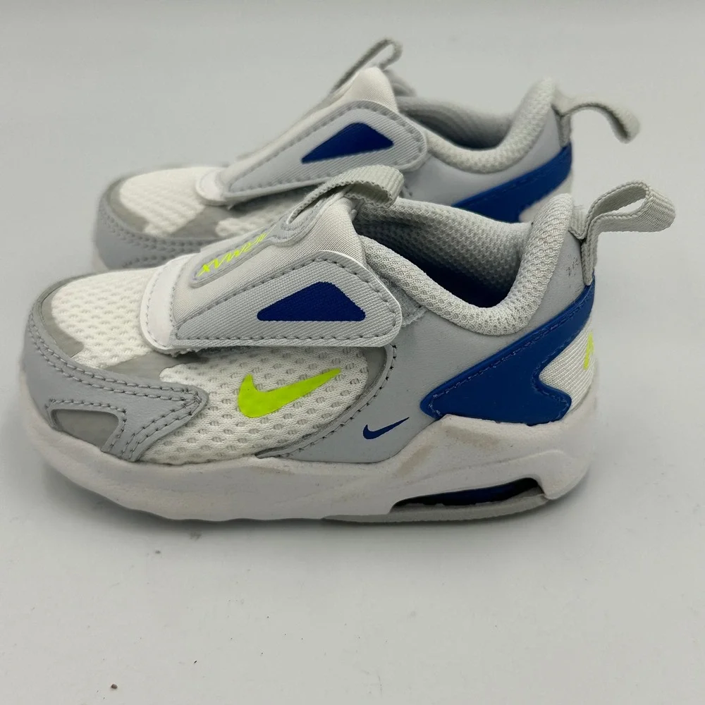 Nike Air Max Bolt TDE Toddler Shoes Pure Platinum Volt Grey CW1629-004 Size‎ 4C